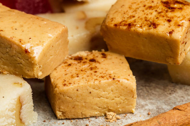 istock Sweet nougat in pieces 1089699016