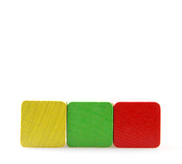 istock Wooden building blocks isolated on white 1089705778