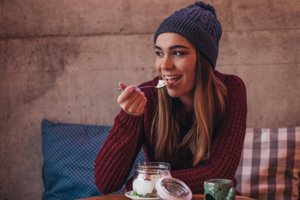istock Girl enjoys her breakfast 1089705948