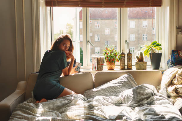 istock Woman resting at home 1089708012