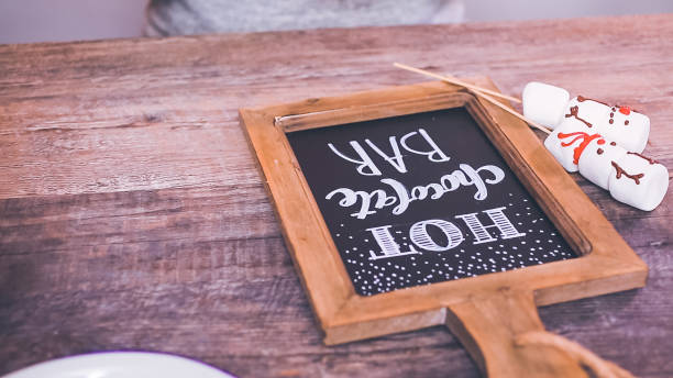 istock Writing chalk board sign-Hot Chocolate Bar 1089709640