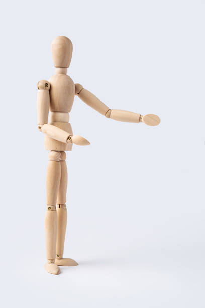 istock wooden mannequin with welcome gesture 1089713084