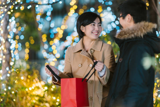 istock Boyfriend surprising his girlfriend with gift 1089740500