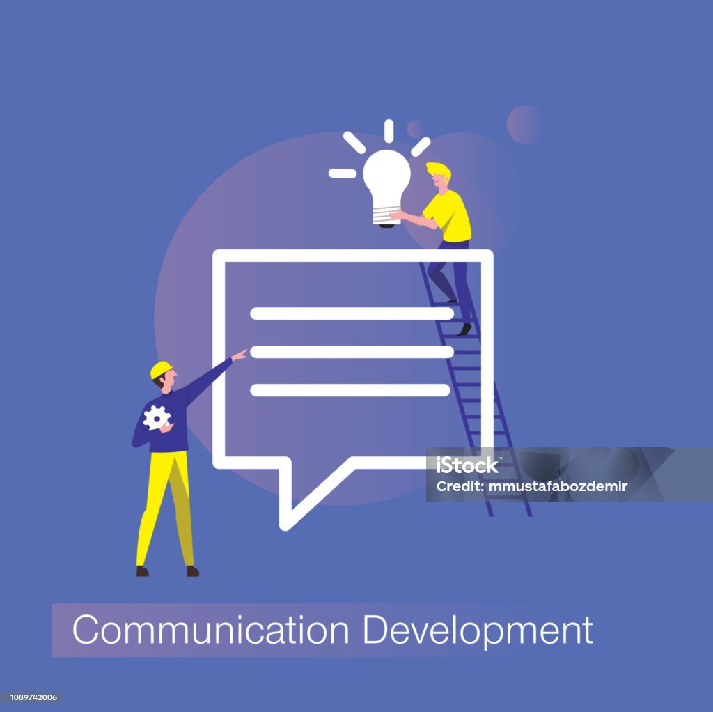 Communication Development Stock Illustration - Download Image Now ...
