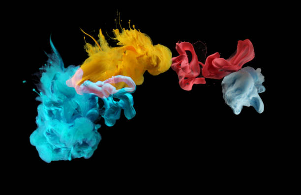 istock Acrylic colors in water. Ink blot. Abstract background. 1089748836