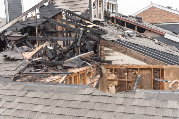 istock Damaged apartment building after burned by fire in Texas, USA 1089752318