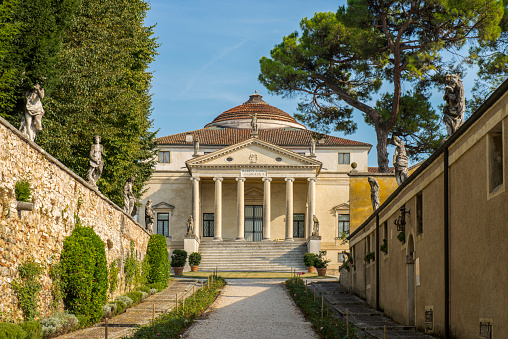 Villa La Rotonda is a Renaissance villa designed by Andrea Palladio and located outside Vicenza in northern Italy, It is also known as Villa Capra. Along with other works by Palladio, the building is conserved as part of the World Heritage Site \