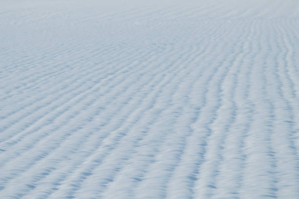 istock Grain field snow covered. Agriculture field under snow. 1089772636