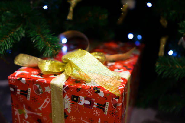 istock Decorated Chrismas Tree,Pine, New year 2019, chrismas lighs closeup 1089774042
