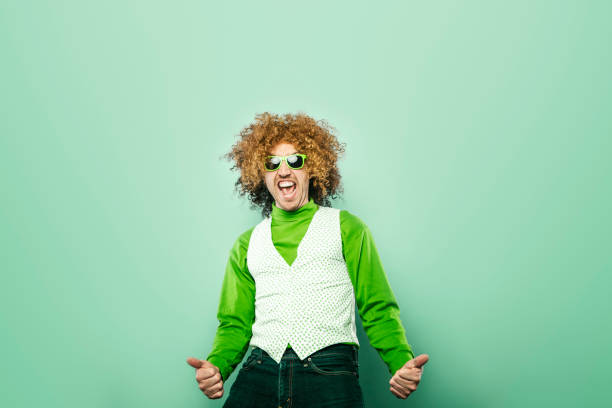 Saint Patrick's Day Man Celebrating With Shamrock Vest