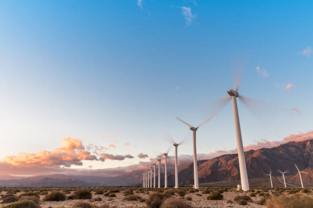 istock Palm Springs, California, Renewable Energy Wind Farm 1089776410