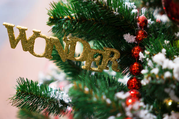 istock Decorated Chrismas Tree,Pine, New year 2019, chrismas lighs closeup 1089776652