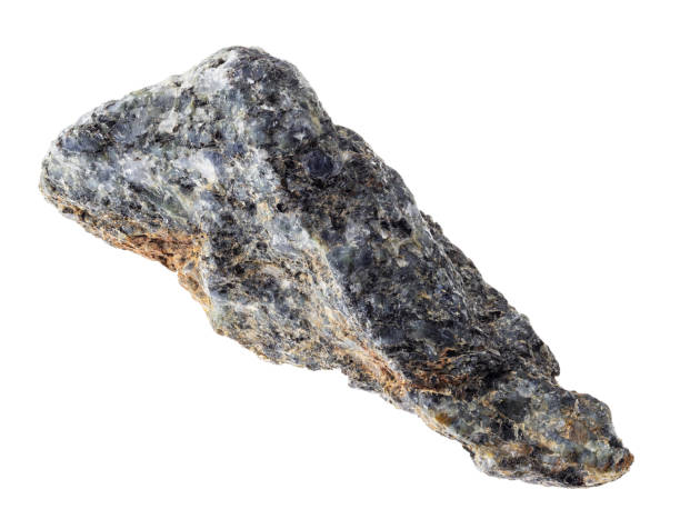 istock raw biotite nepheline syenite rock on white 1089781936