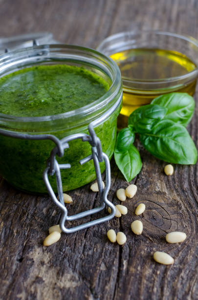 istock Pesto genovese sauce 1089793598
