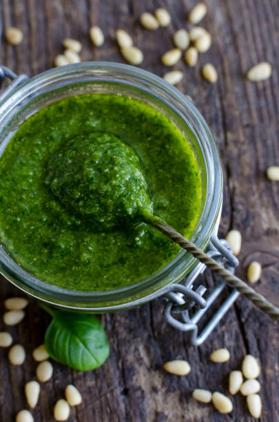 istock Pesto genovese sauce 1089793600
