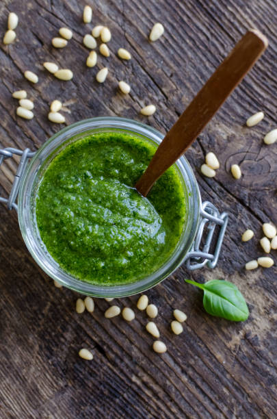 istock Pesto genovese sauce 1089793602