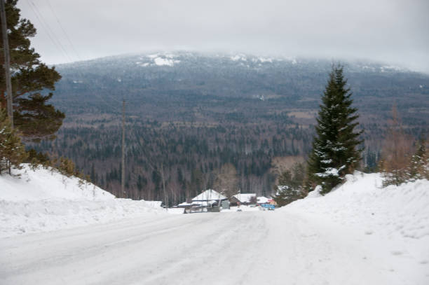 istock winter road outside the city 1089793948