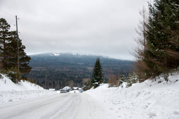 istock winter road outside the city 1089794054