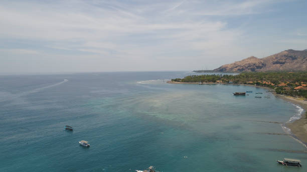 istock Seascape with tropical beach 1089798186