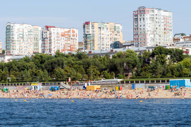 City of Samara with the Volga   river