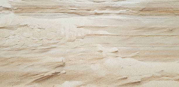 istock Textured patterns in sand with grains of sand, layers and ledges 1089810054