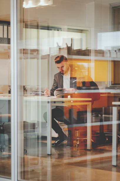 istock Businessman working in the office 1089811070