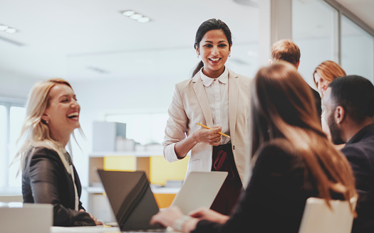 Business people working in the office.