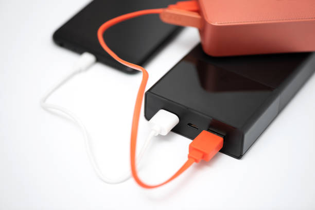 istock Power bank, bluetooth speaker and smartphone. 1089819464