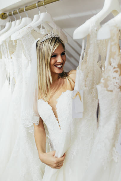 istock Bride in weeding dress 1089827518