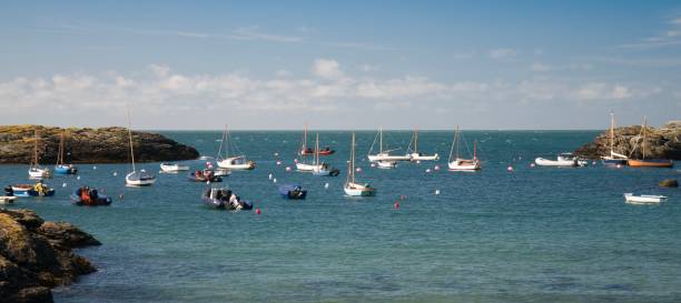 istock Boats in a bay, Anglesey 1089831718