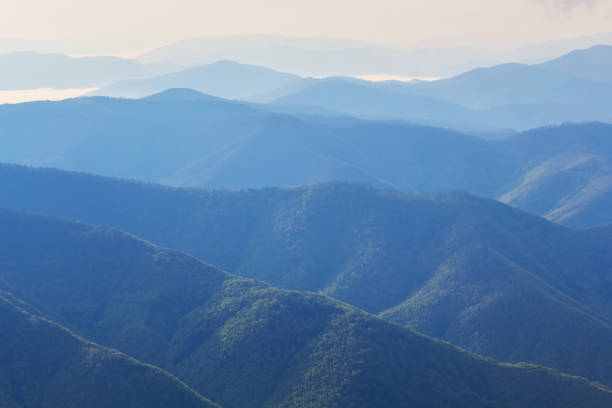 istock mountain chain silhouette in a blue mist 1089831856
