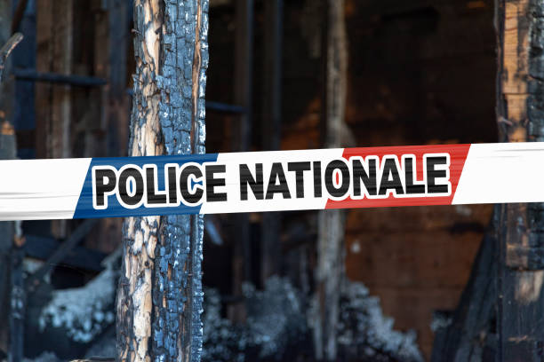 istock National Police - Cordon tape 1089831882