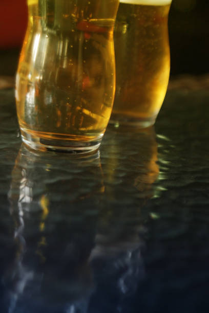 istock Two glasses of light beer 1089831948