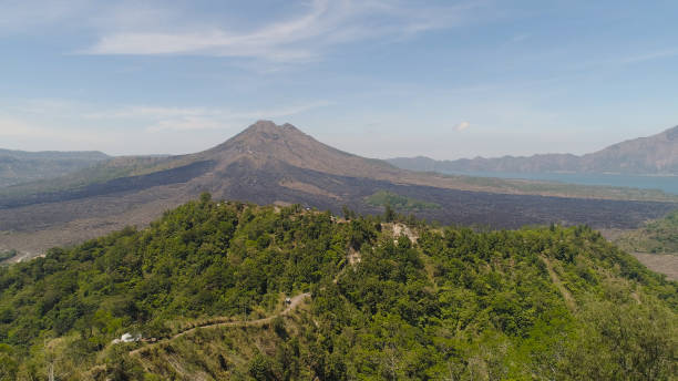 istock mountain landscape with volcano Batur 1089834646
