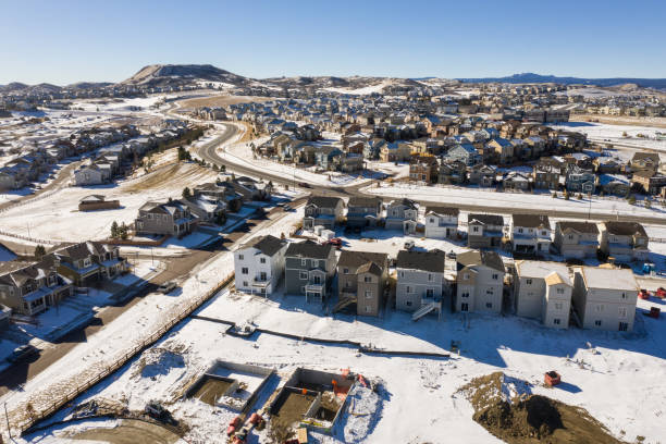 istock Winter house construction in Castle Rock, Colorado 1089844240