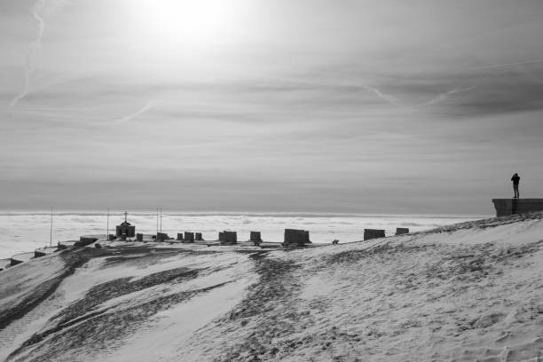 istock Monte grappa war memorial winter view, Italy 1089848540