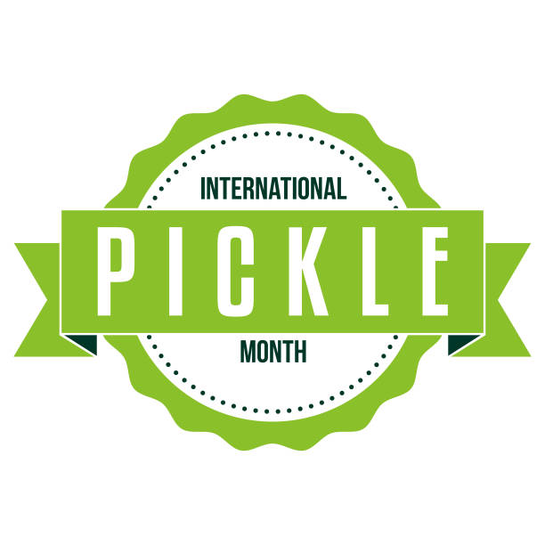 internationalen pickle monat - pickled stock-grafiken, -clipart, -cartoons und -symbole