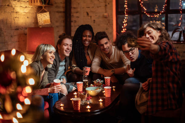 istock Group of friends taking a selfie 1089853216