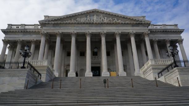 istock United States Capital East side.Senate Steps. 1089863242