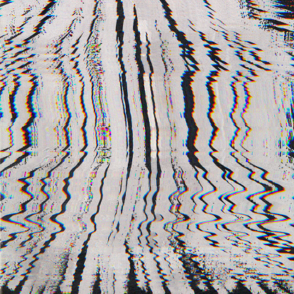 Abstract scanned digital pixel noise glitch background. Hand-drawn texture