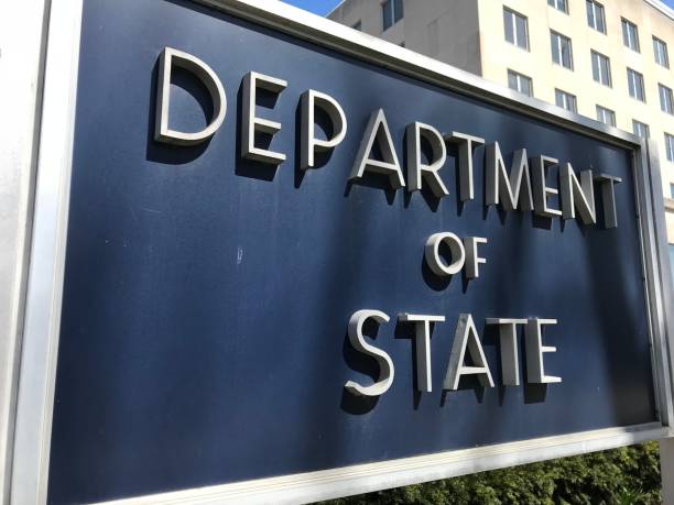 istock US Department of State Sign 1089884024