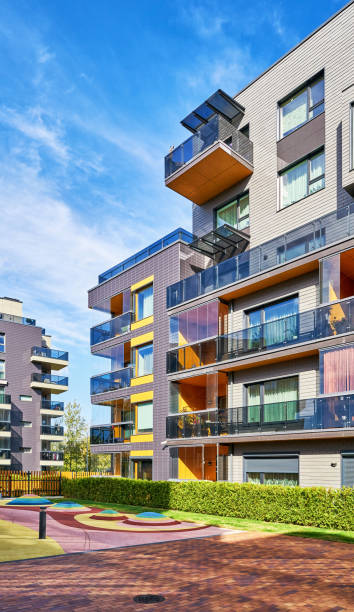 istock Modern complex of apartment residential buildings 1089901350