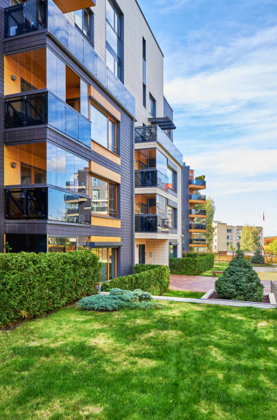 istock Modern complex of apartment residential buildings 1089901532