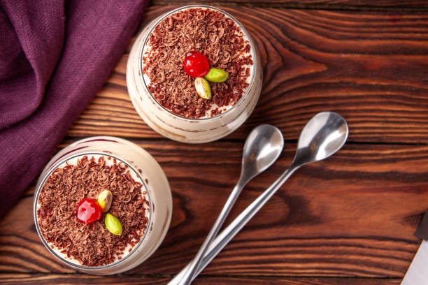 istock Layered yogurt with biscuit and berries 1089904830