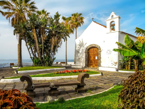 Hermitage of Saint Telmo in Puerto de la Cruz, Tenerife, Canary islands, Spain Tenerife, Canary Islands, Puerto de la Cruz, church, puerto de la cruz tenerife stock pictures, royalty-free photos & images