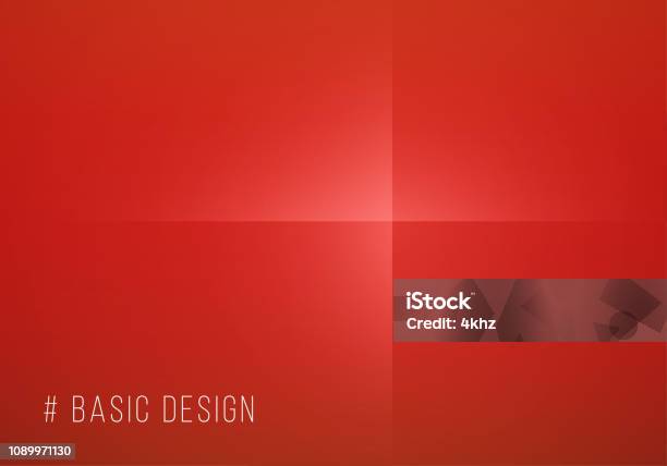 Simplistic Background Red Simple Abstract Red Background Stock Illustration - Download Image Now ...