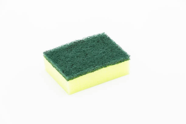istock green dishwashing sponge on white background 1089978646