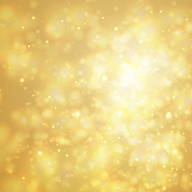 istock Abstract colorful bokeh and glowing spakling shining particles in random background. Lighting effects of flash. Blurred vector background with light glare, EPS10 illustration. 1089984804