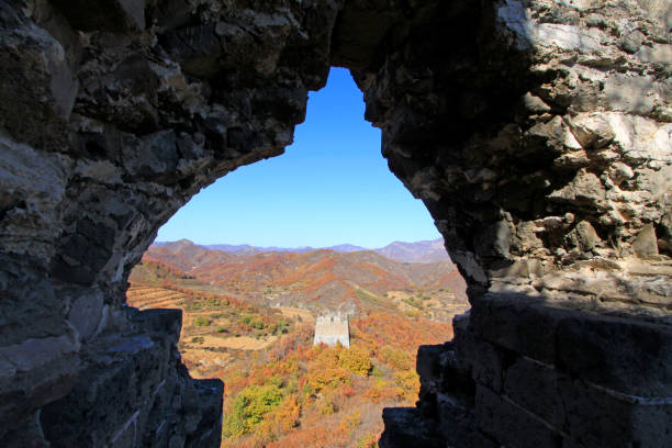 istock Great Wall of China architectural scenery 1089987380