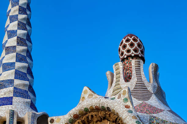 istock Gaudi style buliding near Park Guell, Barcelona 1089989168